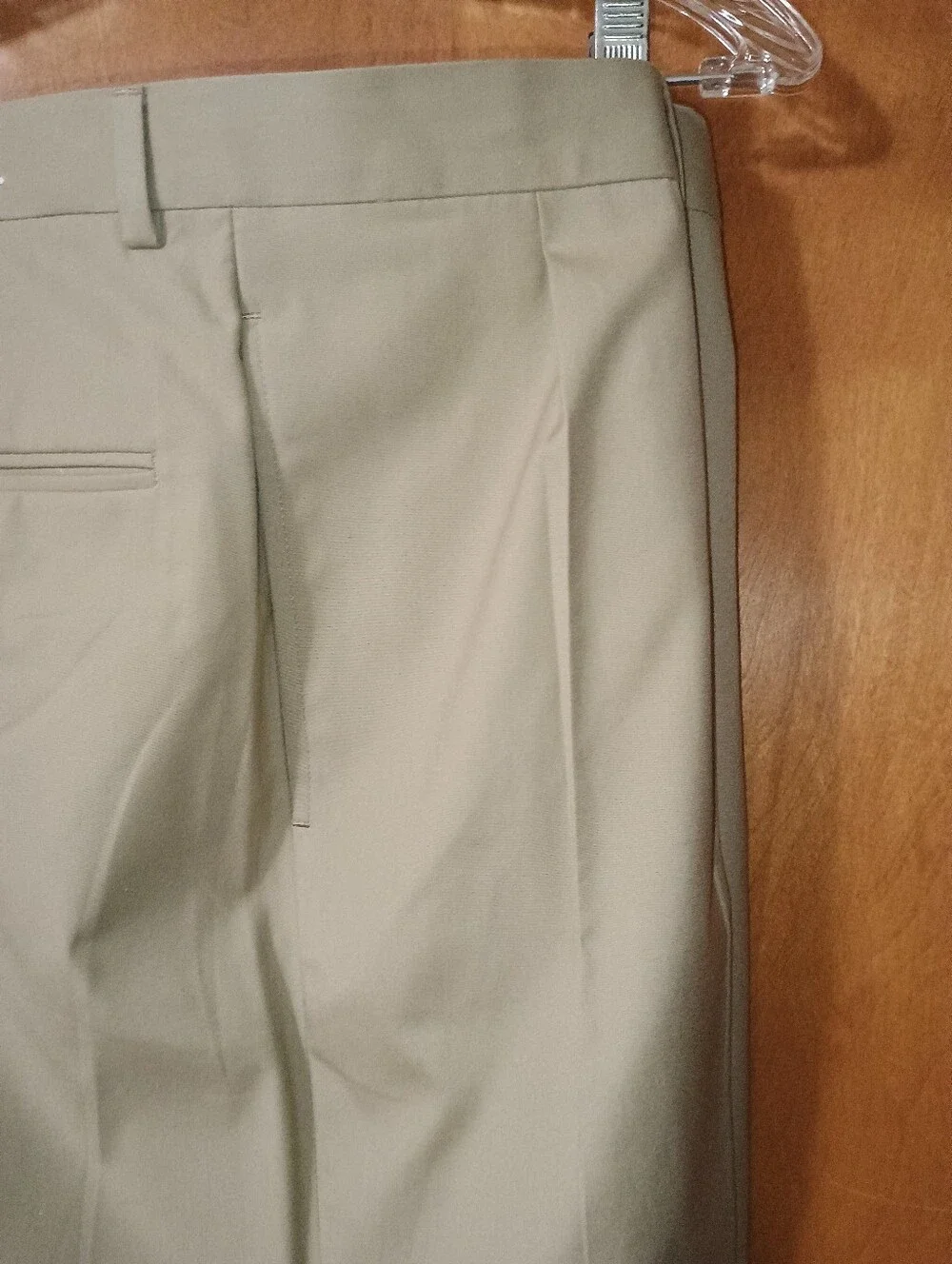 Tom Rich Classic Men's Light Beige Suit 44R Blazer 38R Pants Measurements in pic